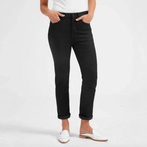EVERLANE The Boyfriend Relaxed High Rise Jeans Black {BB50}